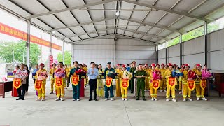 Hội thi nghiệp vụ chữa cháy và cứu nạn, cứu hộ "Tổ liên gia an toàn phòng cháy chữa cháy" thành phố Uông Bí năm 2024