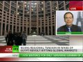 dozens of people have been reported killed in the libyan capital tripoli overnight as violence continues to spread across the country. key administrative buildings have been set on fire, with thousands of anti-government activists still on the streets calling for an end to the 41-year rule of colonel gaddafi. to find out more about how the middle east upheaval is impacting global economic patterns, we're joined live now by rt's financial guru max keiser...