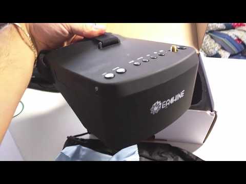 Unboxing Ev800 fpv goggles by Banggood