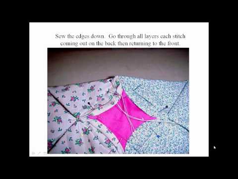 how to quilt cathedral windows