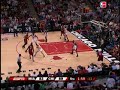 Luol Deng drives hard for an And-1 play