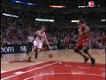 Luol Deng drives hard for an And-1 play