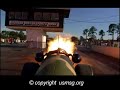 POV camera mounted on Thriller Viper jet dragster looking back. U.S. Military Support Group presents 