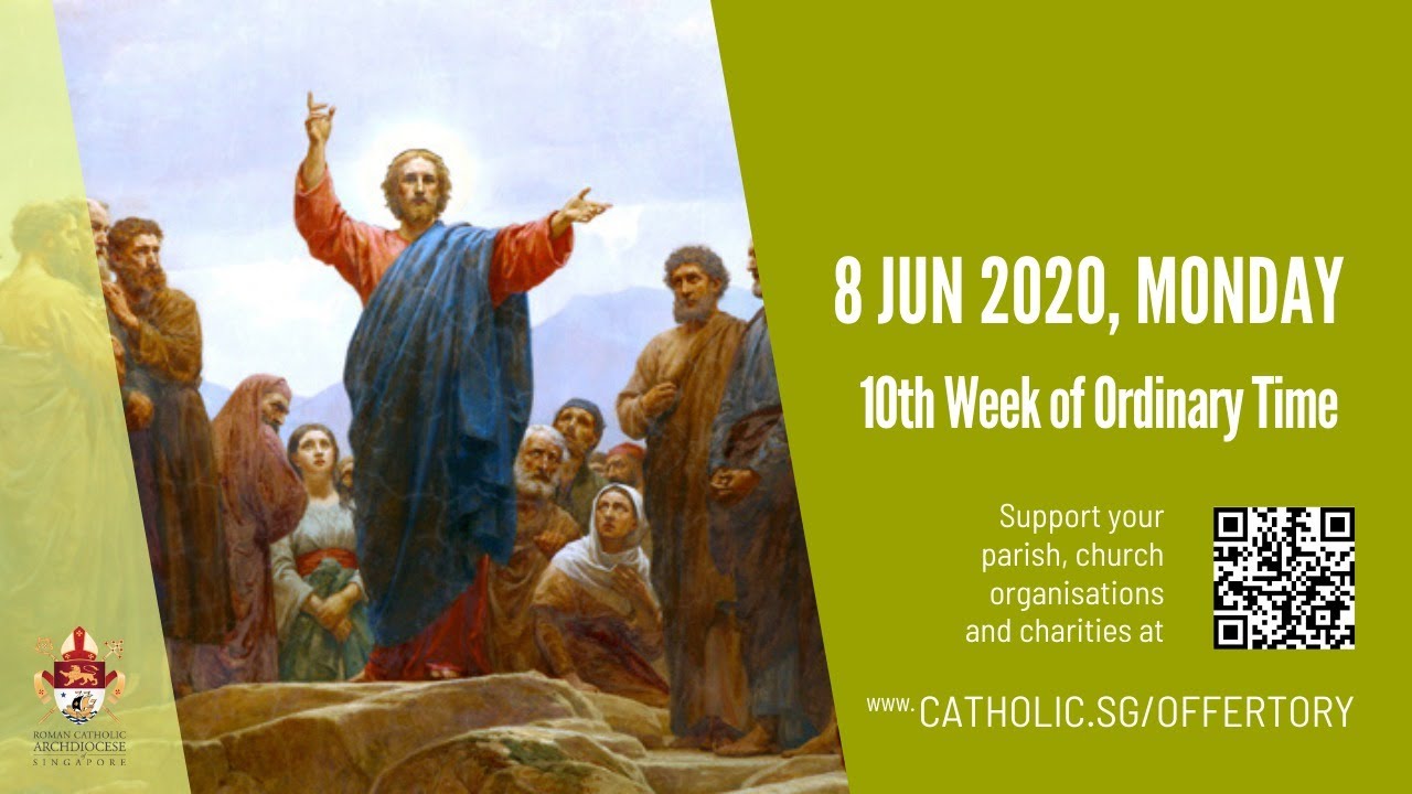 Catholic Daily Mass Monday 8th June 2020