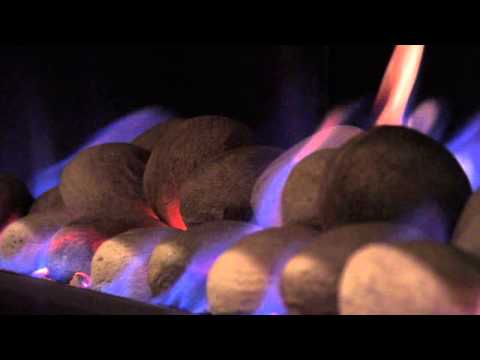 Horizon 1100 Pebbles Gas Fireplace 