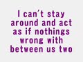 Last Goodbye - Lady M lyrics