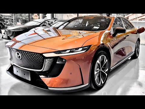 2025 Mazda EZ6 Radiant Gold - Luxury Sedan, Interior & Eterior