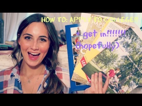 how to apply for college