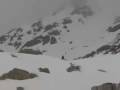 Snowboarder gets to much air