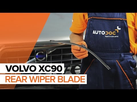 how to change rear wiper blades on volvo xc90 1 tutorial  autodoc