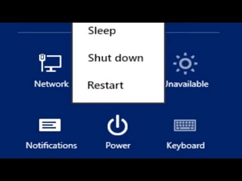 how to shutdown windows 8