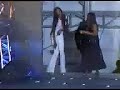 naomi campbell as a background dancer during the 3rd thisday africa rising festival in nigeria. far in the background at the end of the vid.