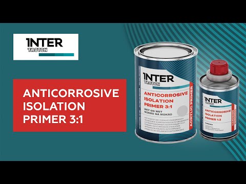 Нанесение грунта ANTICORROSIVE ISOLATION PRIMER 3:1 Inter Troton