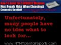 Dr. Rosenberg, New York City Cosmetic Dentist explains how to find the right dentist in your area