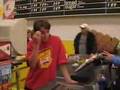 Buying one grape at grocery store