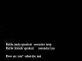 videos de Language: Thai: Beginner: I