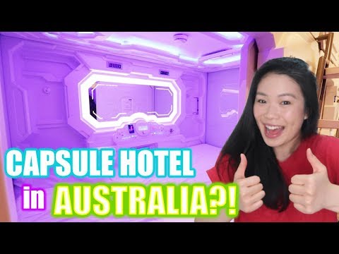 $50 SYDNEY CAPSULE HOTEL TOUR 2019 | LIVING in SYDNEY