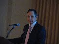 Dennis Kucinich speaks to cartoonists about his wife