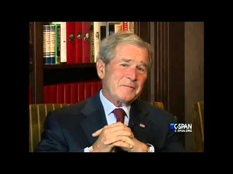 c span - During an interview with C-SPAN, Former President George W. Bush describes his relationship with former Vice President Dick Cheney as