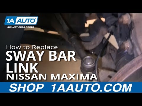 How To Install Replace Broken Rattling Stabilizer Bar Mount 1999-03 Nissan Maxima
