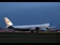 Air Force One 1st Landing Video at London Stansted March 31st 2009 G20 Obama