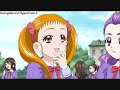 Yes! PreCure 5 Go Go Couple yes all hese clips are from Yes! PreCure 5 Go Go episode 4, 18 you could watch this episode free here on veoh :http://www.veoh.com/userVideos.html?username=AllariAnime - Yes! PreCure 5 Go GoCharacters - Urara Kasugano (春日野 うらら, Kasugano Urara?) / Cure Lemonade (キュアレモネード, Kyua Remonēdo?), Pretty Cure of Effervescence Voiced by: Mariya Ise Urara is the youngest member of the Pretty Cure. She is a sweet blonde first-year and a transfer student. She puts on a smiling face to all, but can only be herself around Nozomi and her friends. Because she is always busy and is now acting in a TV drama, she has no friends outside of the Cures. Before she joined the team, she learned of Nozomi's and Rin's identities, and was not nearly as shocked as the others, likely because the drama that she had been cast in appears to be based on the Splash Star series. Her mom died when she was young. She is half Japanese (from her mom) and half French (from her dad). Cure Lemonade wears yellow and has no counterpart. She introduces herself as 
