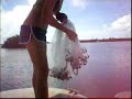 girl throws cast net!
