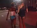 Boppers walking across the parking lot looking for Dick