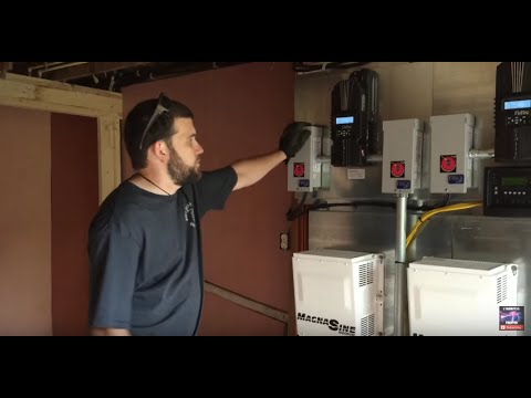 6.3KW Off Grid solar and wind power system install by Off Grid Contracting Part:1 Solar portion