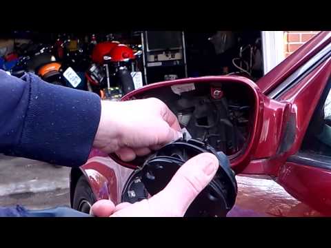 How to replace power mirror motor.  Mercedes W208clk R170 slk