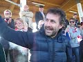Maurizio Ganz acclamato dai tifosi dell'Ancona nella trasferta di Inveruno
