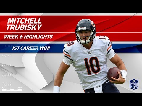 Video: Mitchell Trubisky's 1st Career Victory! | Bears vs. Ravens | Wk 6 Player Highlights