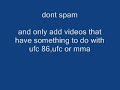 the youtube stream for ufc 86