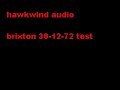 Hawkwind AUDIO - 30-12-72 Born to Go (the Space Ritual tour)