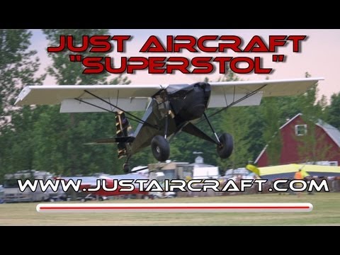 Experimental - http://www.ultralightflyer.com - Experimental STOL aircraft, Just Aircraft Super Stol Highlander experimental amateurbuilt light sport aircraft. Help support...