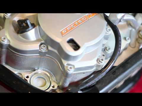 how to change oil in ktm 525 xc