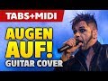 Oomph! - Augen Auf! Guitar Cover (Fingerstyle Guitar Tabs and Midi)