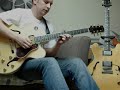 solo jazz guitar redition of autumn leave..