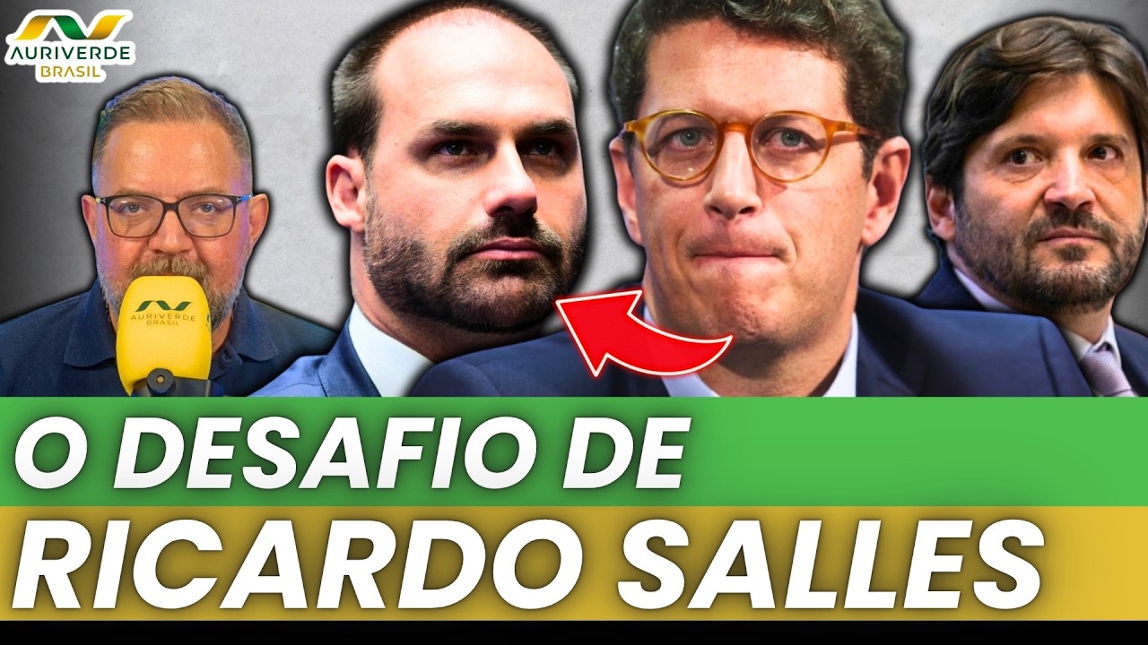 Ricardo Salles faz desafio a Eduardo Bolsonaro sobre candidatura ao Senado