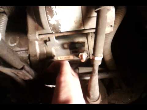 removing the starter 01-06 Chrysler Sebring Convertible LXI