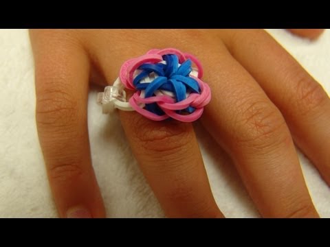 Как сделать колечко из резиночек видео
