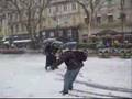 Vendredi des neige à Avignon