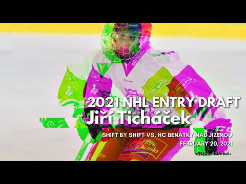 2021 NHL Draft | Jiří Ticháček (#26) Shift by Shift vs HC Benátky nad Jizerou, March 20, 2021