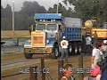 Pulling Stock Tri-axel Dump Trucks at Clay City, IN 2002