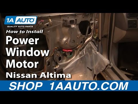 How To Install Replace Power Window Motor Nissan Altima 98-01 1AAuto.com
