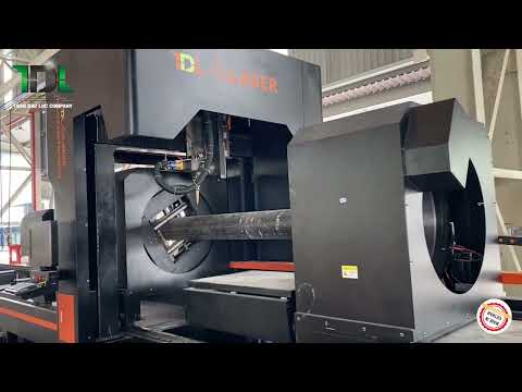 Máy cắt vát mép ống Laser 3D TDL-12055TM6 nguồn 20KW - 0917.264.499 