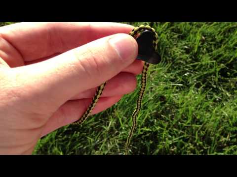 how to attach guy ropes to a tent