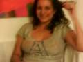 Our dear friend is showing her boobs.