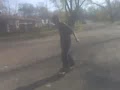 My spin on a skateboard weird