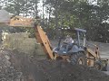 Case Backhoe Back Filling